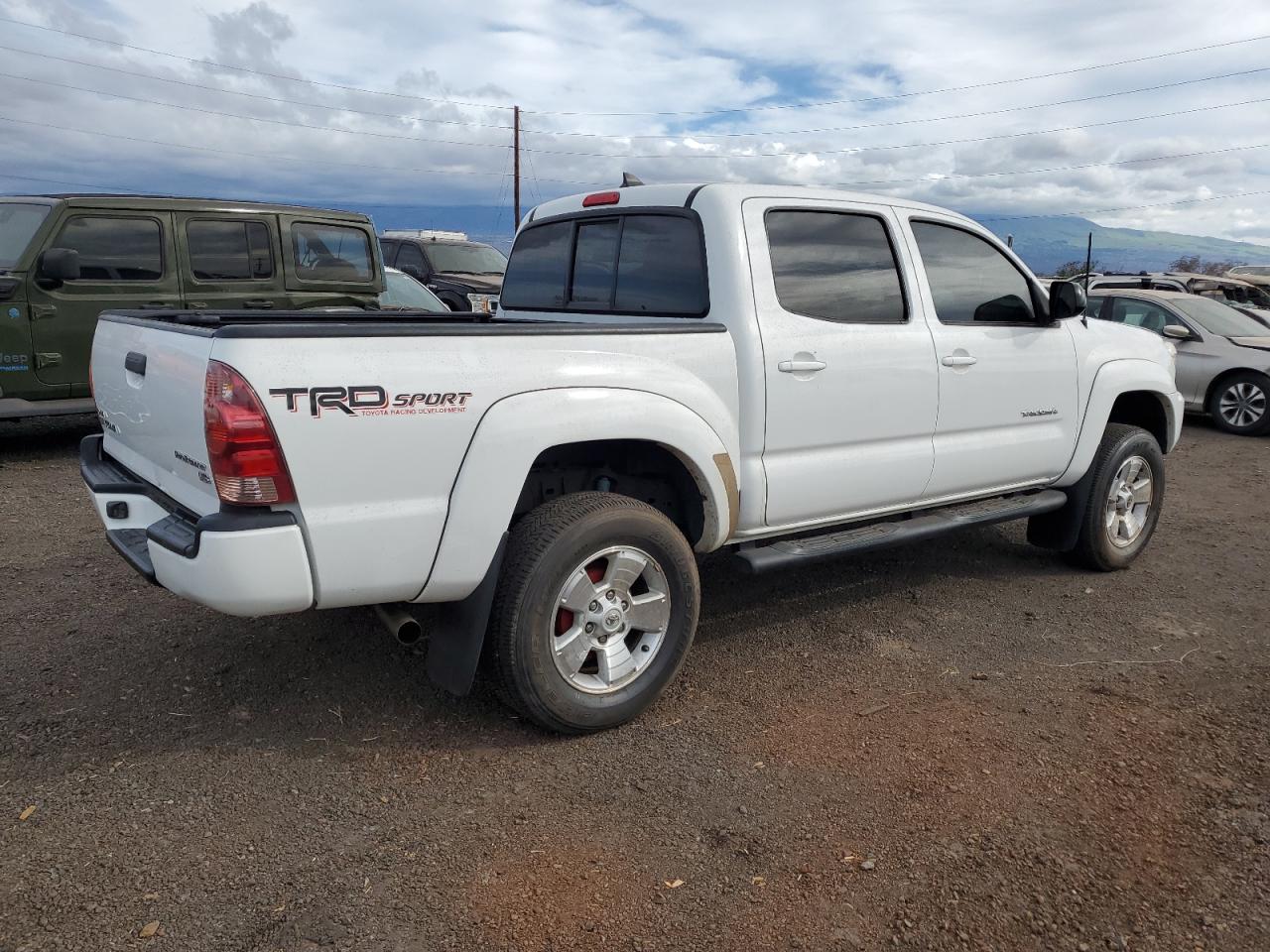 2015 Toyota Tacoma VIN 3TMJU4GNXFM183804 Copart auction photo, front end / undercarriage damage thumbnail 3