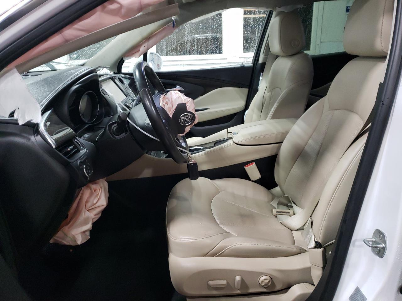 2019 Buick Envision VIN LRBFX2SA7KD107838 Copart auction photo, front end damage thumbnail 7