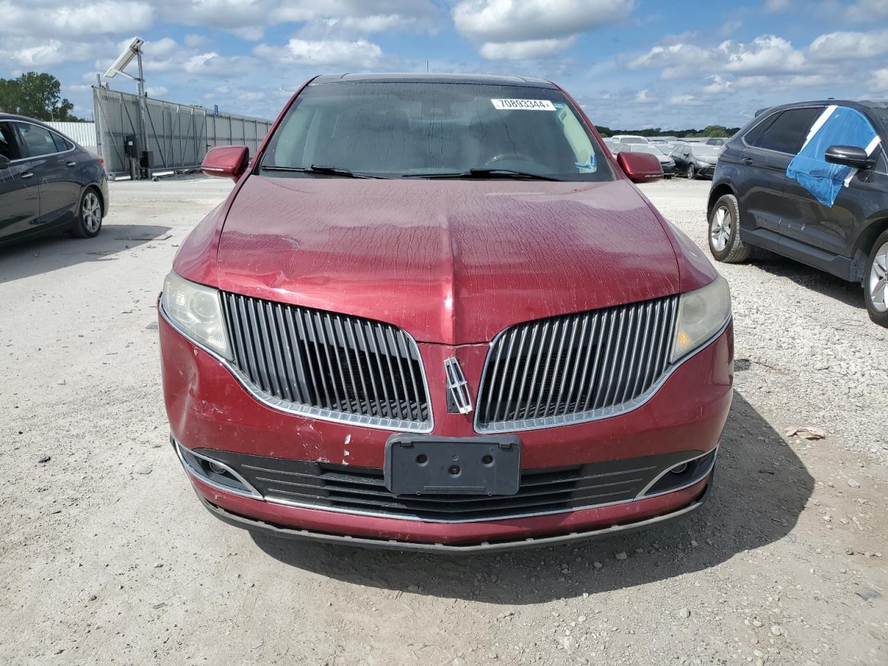 2014 Lincoln MKT VIN 2LMHJ5AT5EBL52714 Copart auction photo, all over damage thumbnail 5