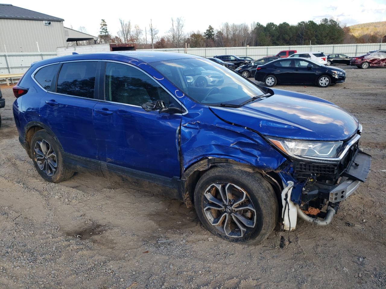 2020 Honda CR-V VIN 7FARW2H80LE005642 Copart auction photo, all over damage thumbnail 4