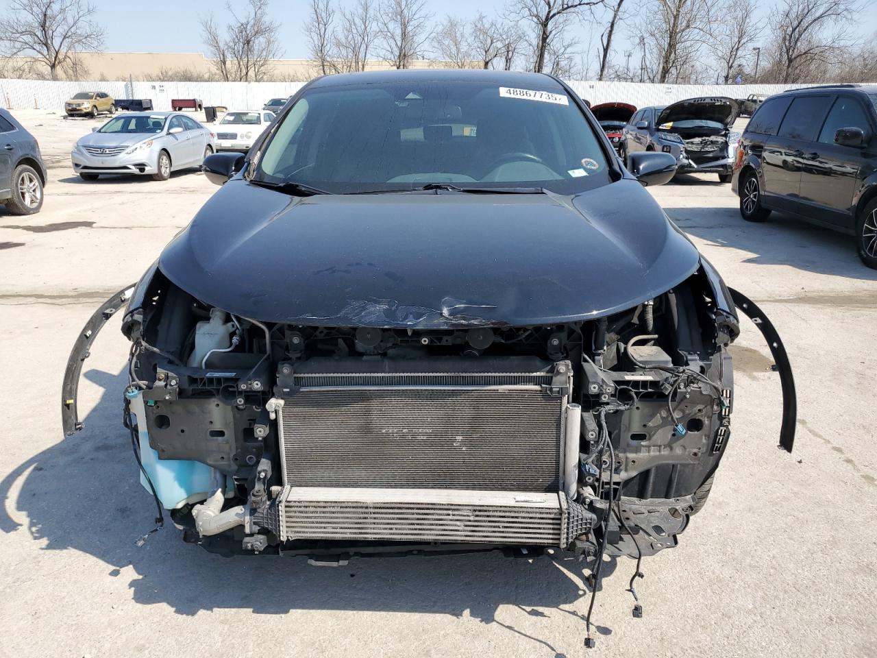 2018 Honda CR-V VIN 7FARW2H85JE014088 Copart auction photo, front end / side damage thumbnail 5