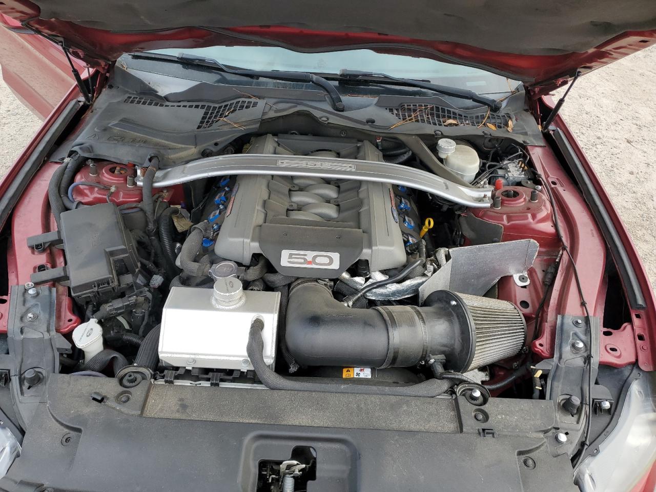2015 Ford Mustang VIN 1FA6P8CF0F5335443 Copart auction photo, all over damage thumbnail 12