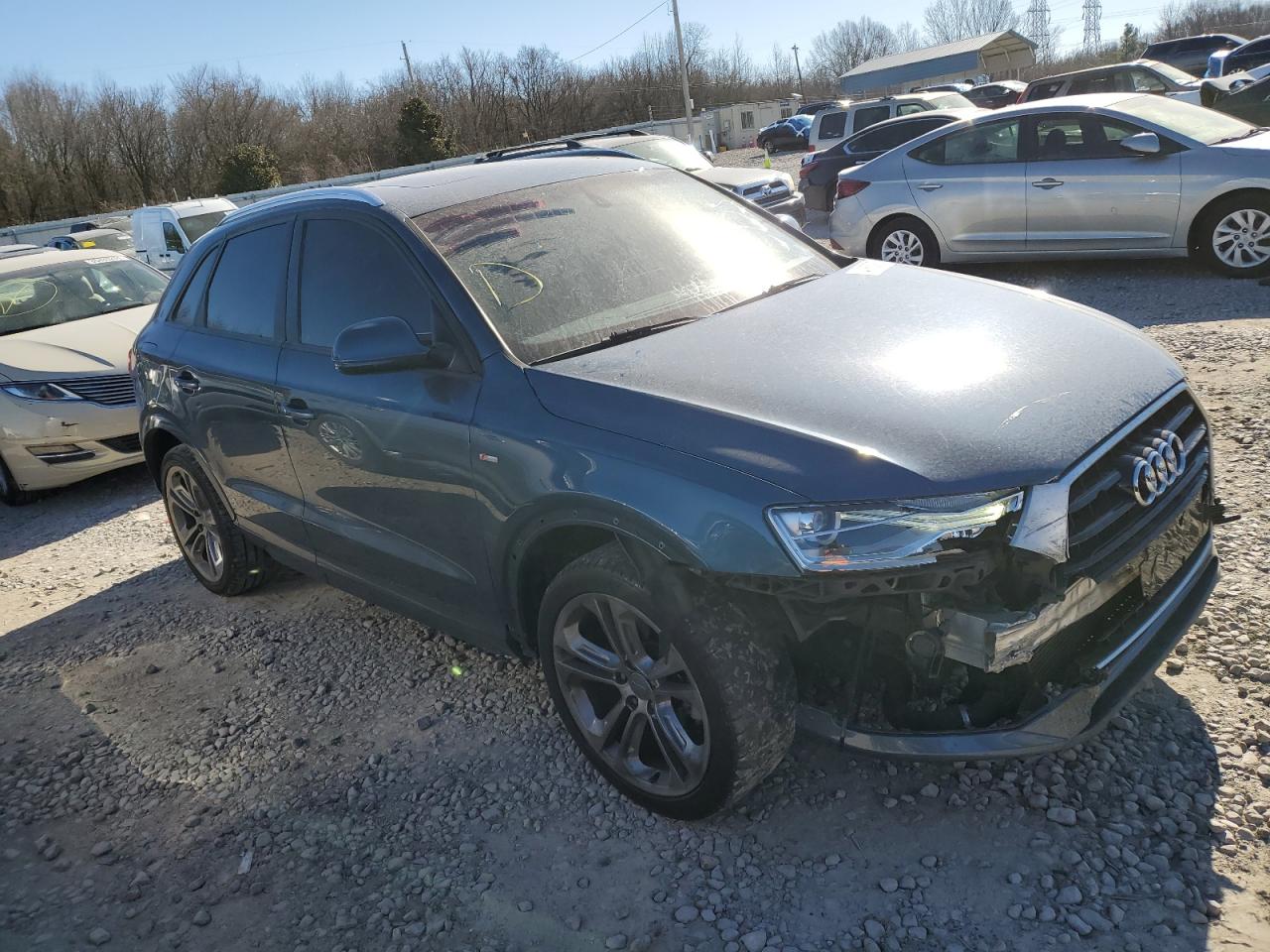 2018 Audi Q3 VIN WA1BCCFS9JR010611 Copart auction photo, all over damage thumbnail 4