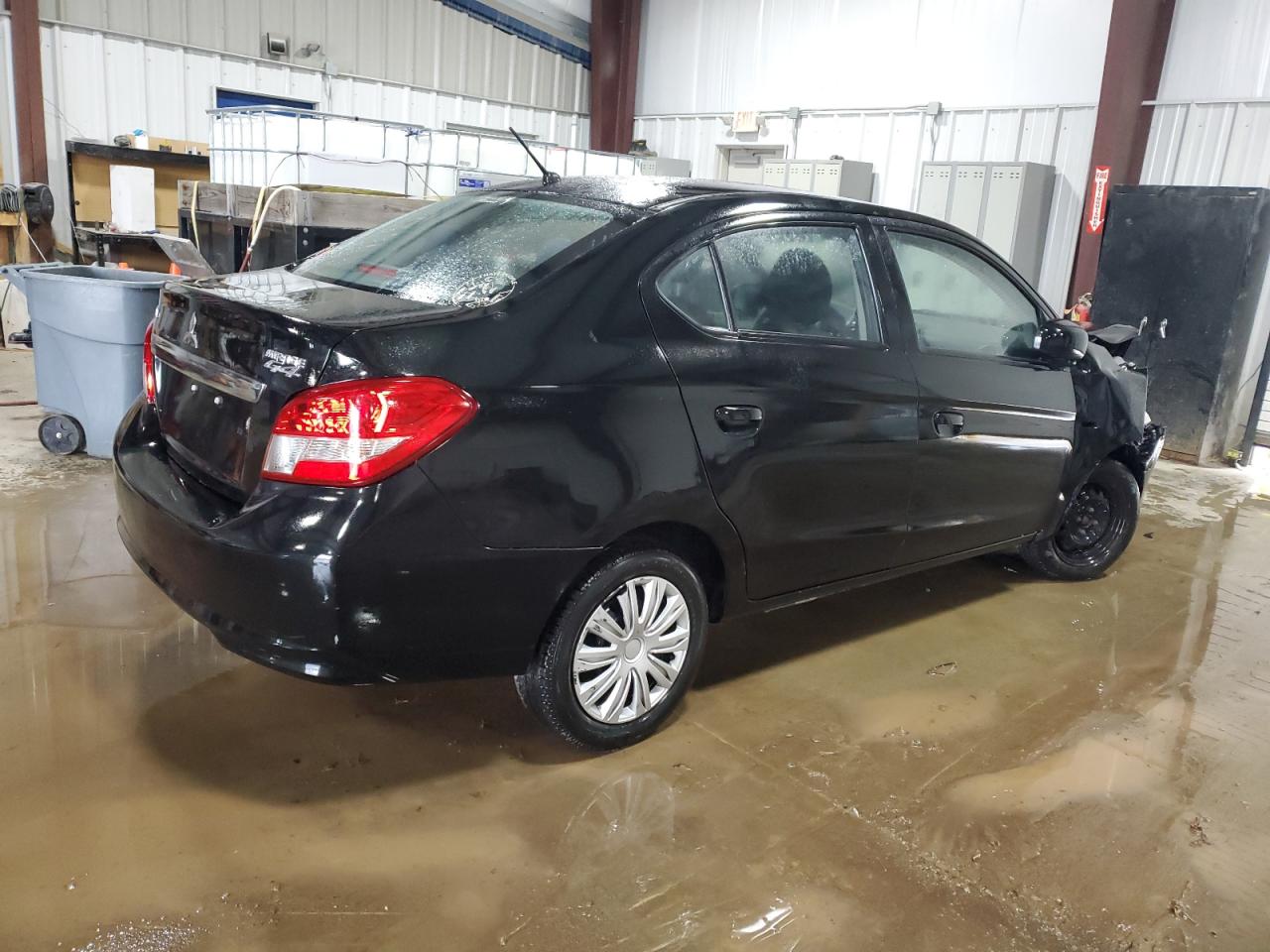 2017 Mitsubishi Mirage VIN ML32F3FJ5HHF11957 Copart auction photo, front end damage thumbnail 3