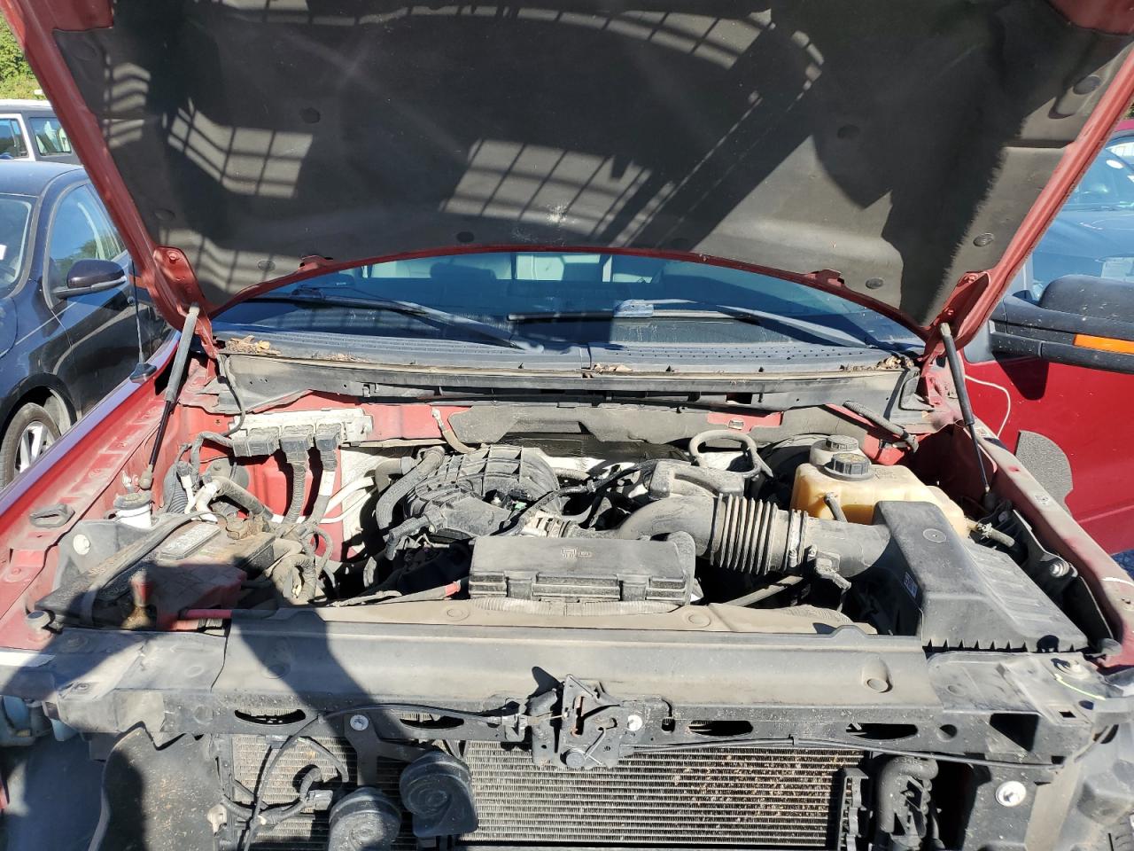 2013 Ford F-150 VIN 1FTEW1CM8DFB15974 Copart auction photo, front end damage thumbnail 11
