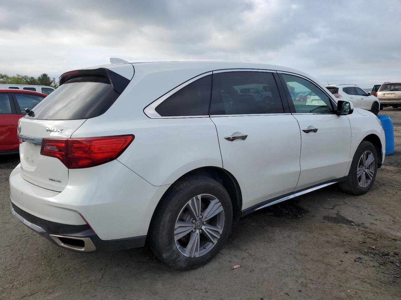2020 Acura MDX VIN 5J8YD4H32LL021594 Copart auction photo, rear end / side damage thumbnail 3