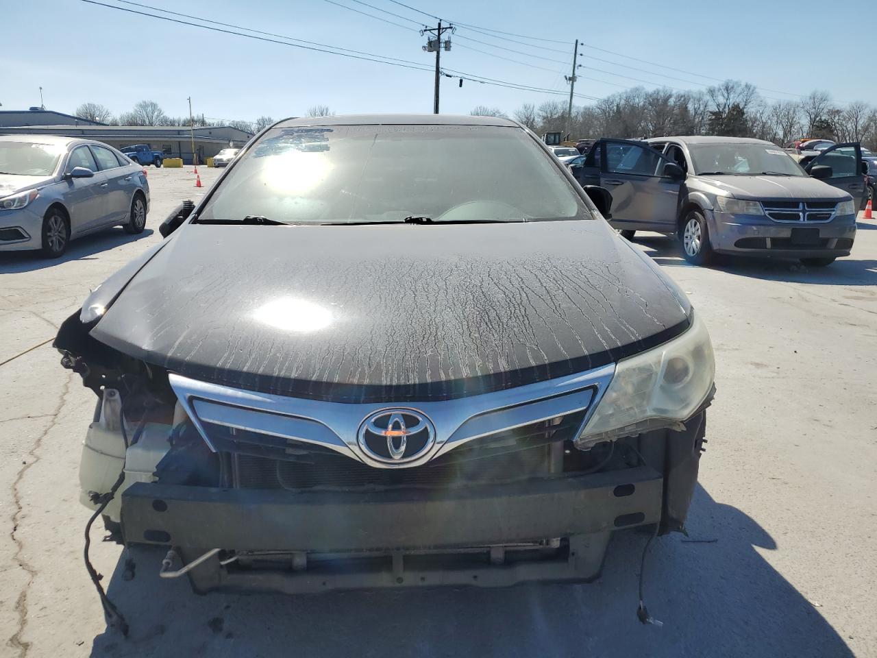 2012 Toyota Camry VIN 4T1BK1FK6CU520276 Copart auction photo, front end damage thumbnail 5