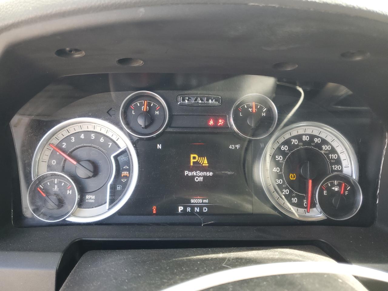 2016 RAM 1500 VIN 3C6RR7LT0GG364721 Copart auction photo, front end damage thumbnail 9