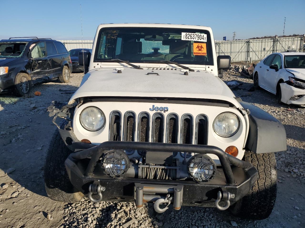 2010 Jeep Wrangler VIN 1J4BA3H19AL105182 Copart auction photo, side / rear end damage thumbnail 5