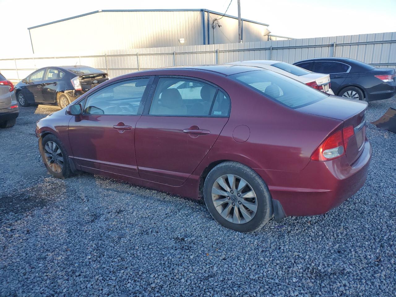 2009 Honda Civic VIN 2HGFA16849H533800 Copart auction photo, front end / minor dent/scratches damage thumbnail 2