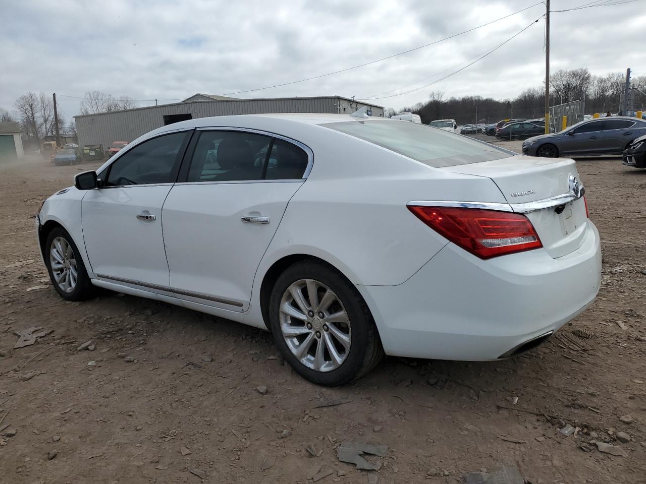 2014 Buick LaCrosse VIN 1G4GA5G32EF102070 Copart auction photo, front end / side damage thumbnail 2