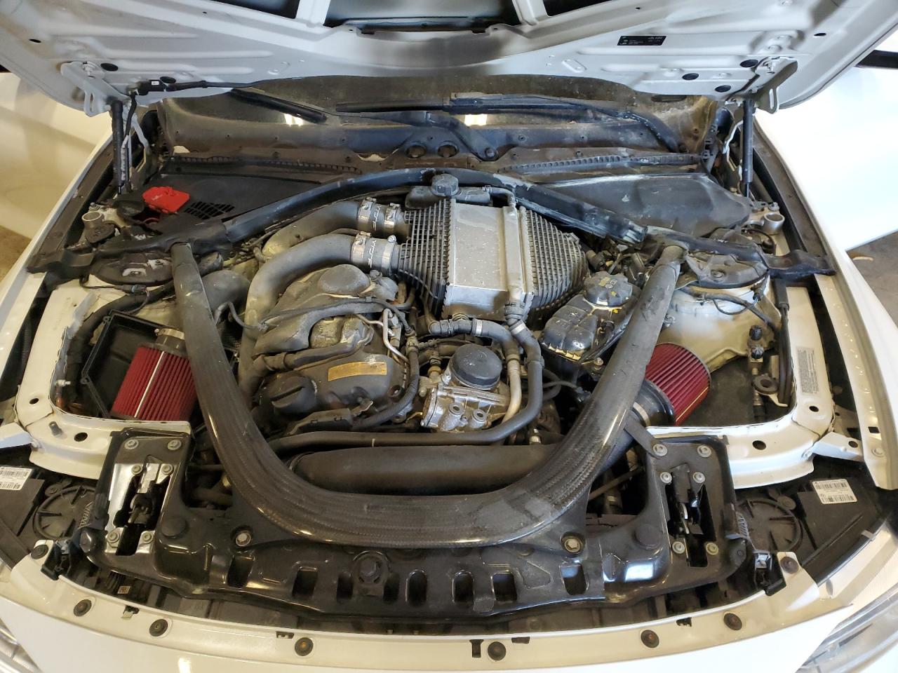 2015 BMW M4 VIN WBS3R9C53FK333524 Copart auction photo, burn - engine damage thumbnail 13