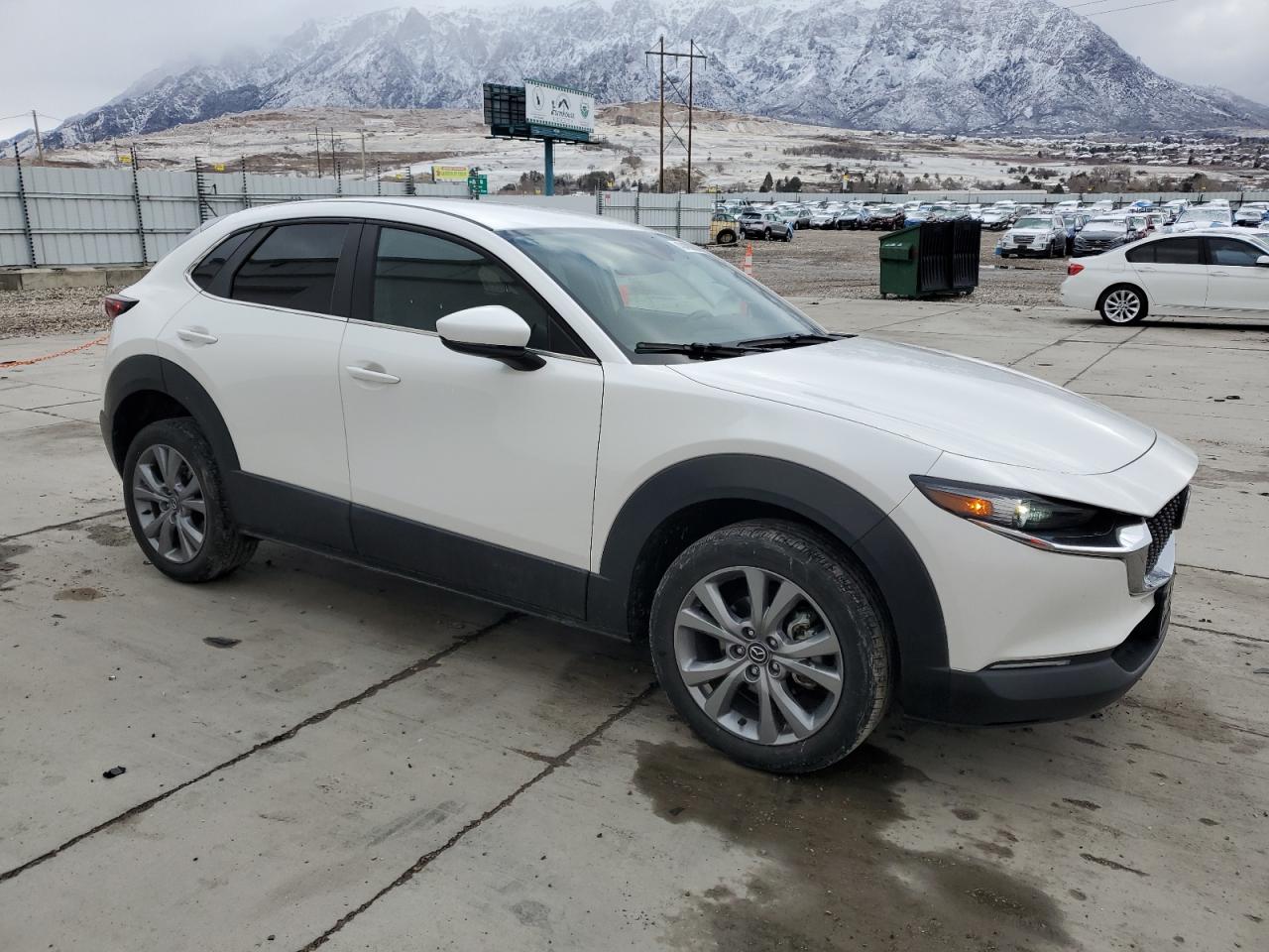 2022 Mazda CX-30 VIN 3MVDMBBL2NM457095 Copart auction photo, side / rear end damage thumbnail 4
