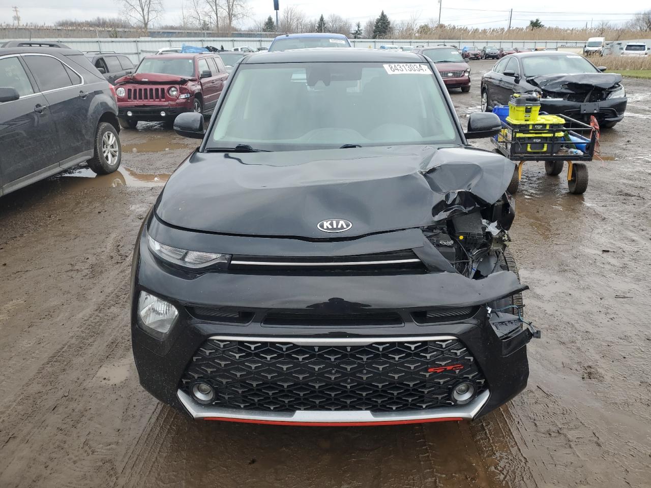2020 KIA Soul VIN KNDJ63AU0L7094995 Copart auction photo, front end / side damage thumbnail 5