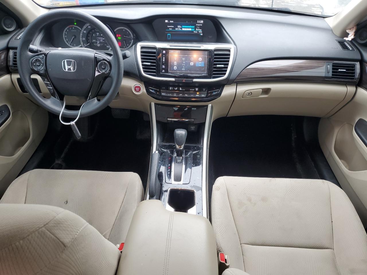 2017 Honda Accord VIN 1HGCR2F72HA052756 Copart auction photo, front end / side damage thumbnail 8