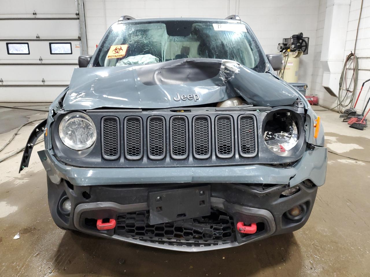 2018 Jeep Renegade VIN ZACCJBCB0JPH55826 Copart auction photo, front end damage thumbnail 5
