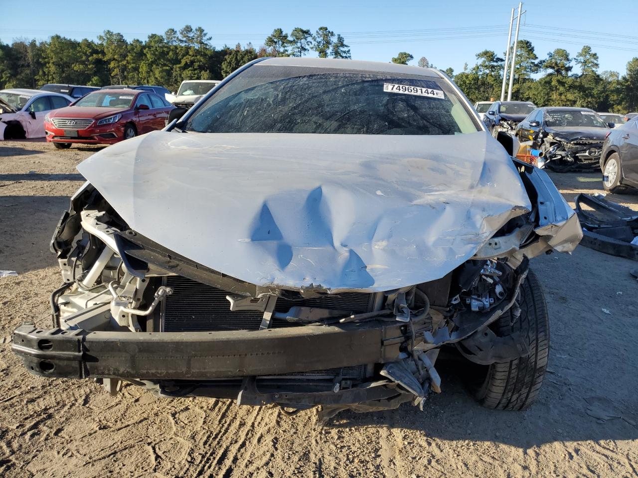 2016 Toyota Corolla VIN 5YFBURHE1GP450872 Copart auction photo, front end damage thumbnail 5