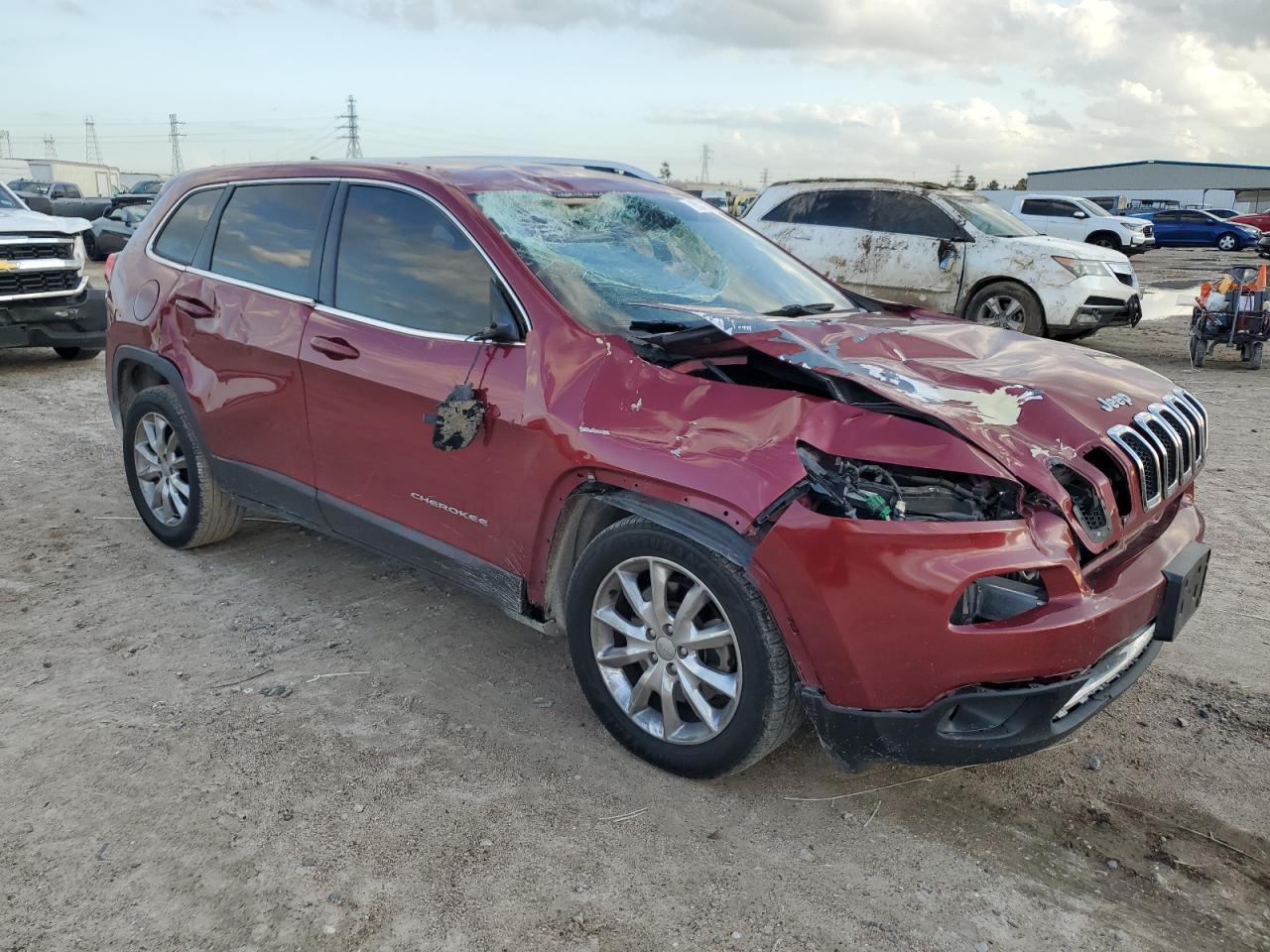 2016 Jeep Grand Cherokee VIN 1C4PJLDB7GW239268 Copart auction photo, all over damage thumbnail 4
