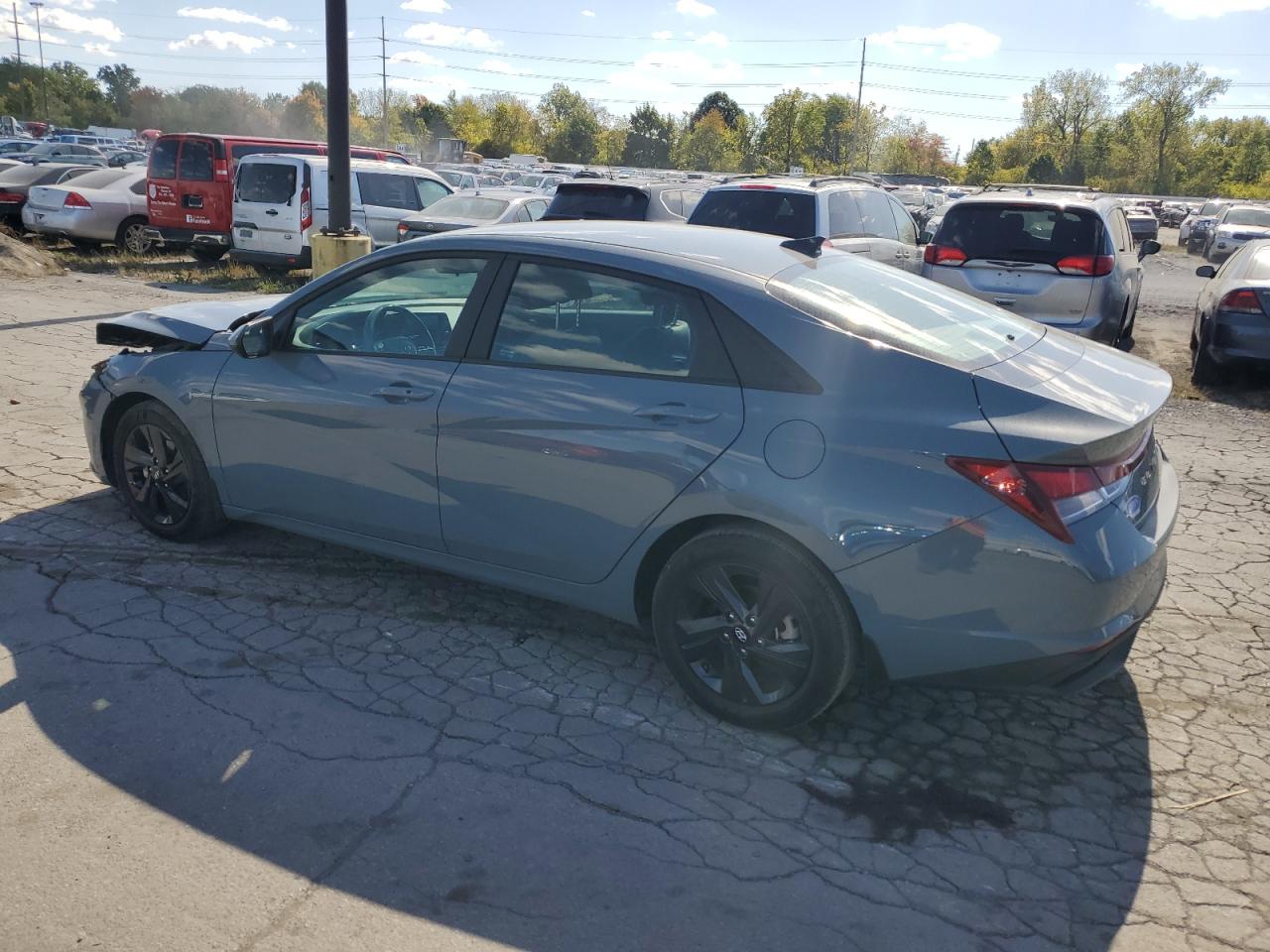 2022 Hyundai Elantra VIN KMHLM4AG4NU273264 Copart auction photo, front end damage thumbnail 2
