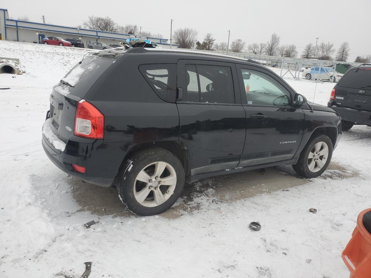 2012 Jeep Compass VIN 1C4NJDEB5CD508790 Copart auction photo, top/roof damage thumbnail 3