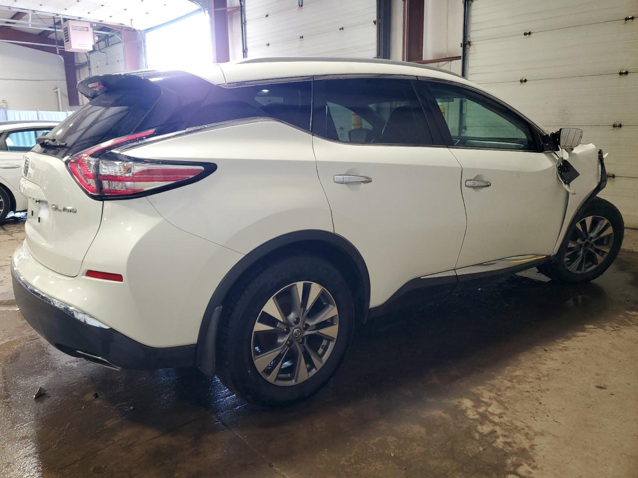 2015 Nissan Murano VIN 5N1AZ2MH5FN248676 Copart auction photo, front end / side damage thumbnail 3