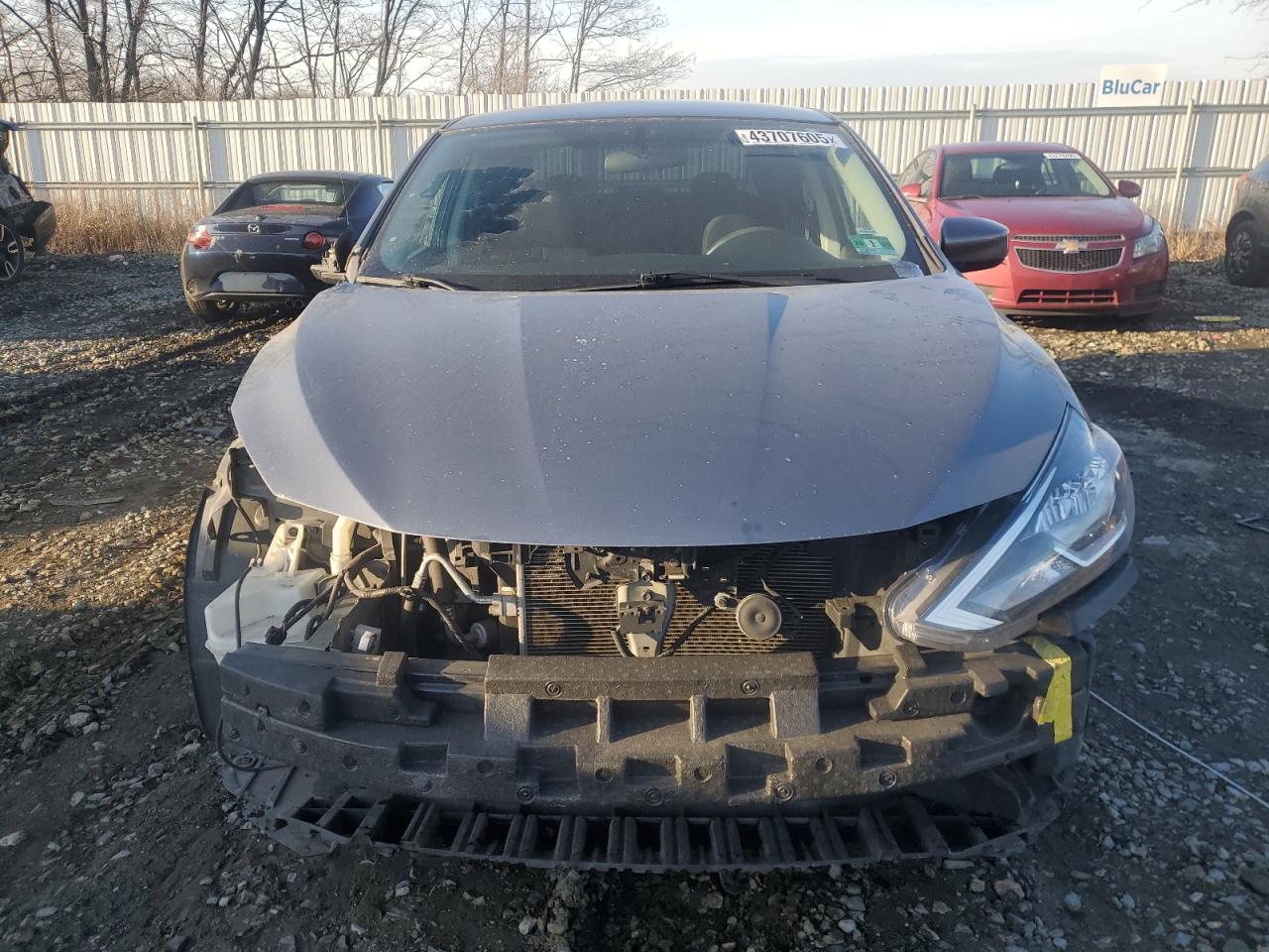 2017 Nissan Sentra VIN 3N1AB7AP0HY377595 Copart auction photo, front end / side damage thumbnail 5