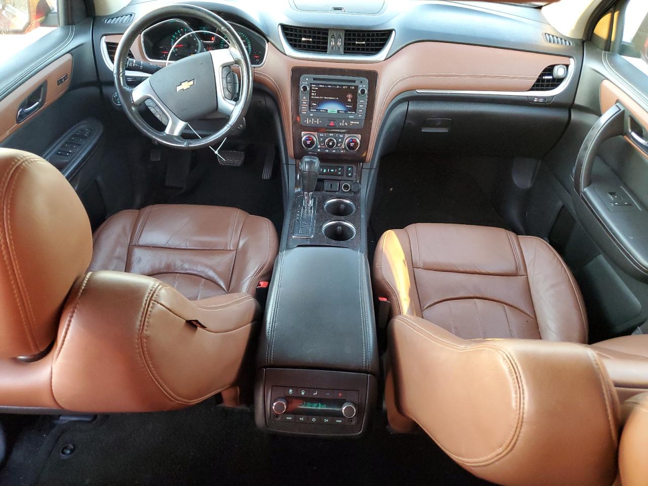 2015 Chevrolet Traverse VIN 1GNKRJKD1FJ279506 Copart auction photo, hail / rear end damage thumbnail 8