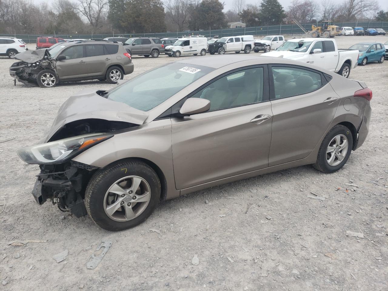 2014 Hyundai Elantra VIN 5NPDH4AE9EH518338
