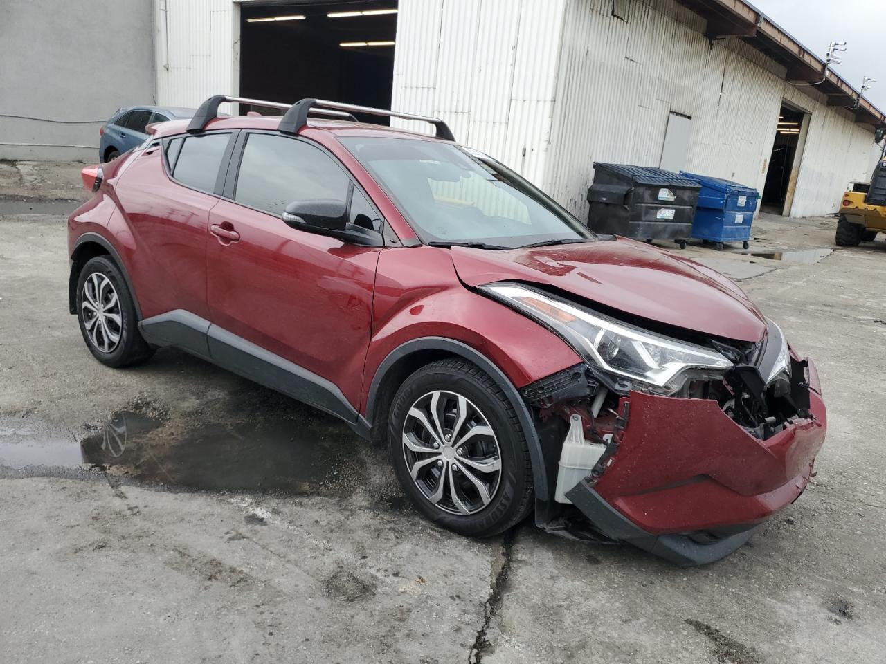 2019 Toyota C-HR VIN JTNKHMBX8K1058479 Copart auction photo, front end damage thumbnail 4