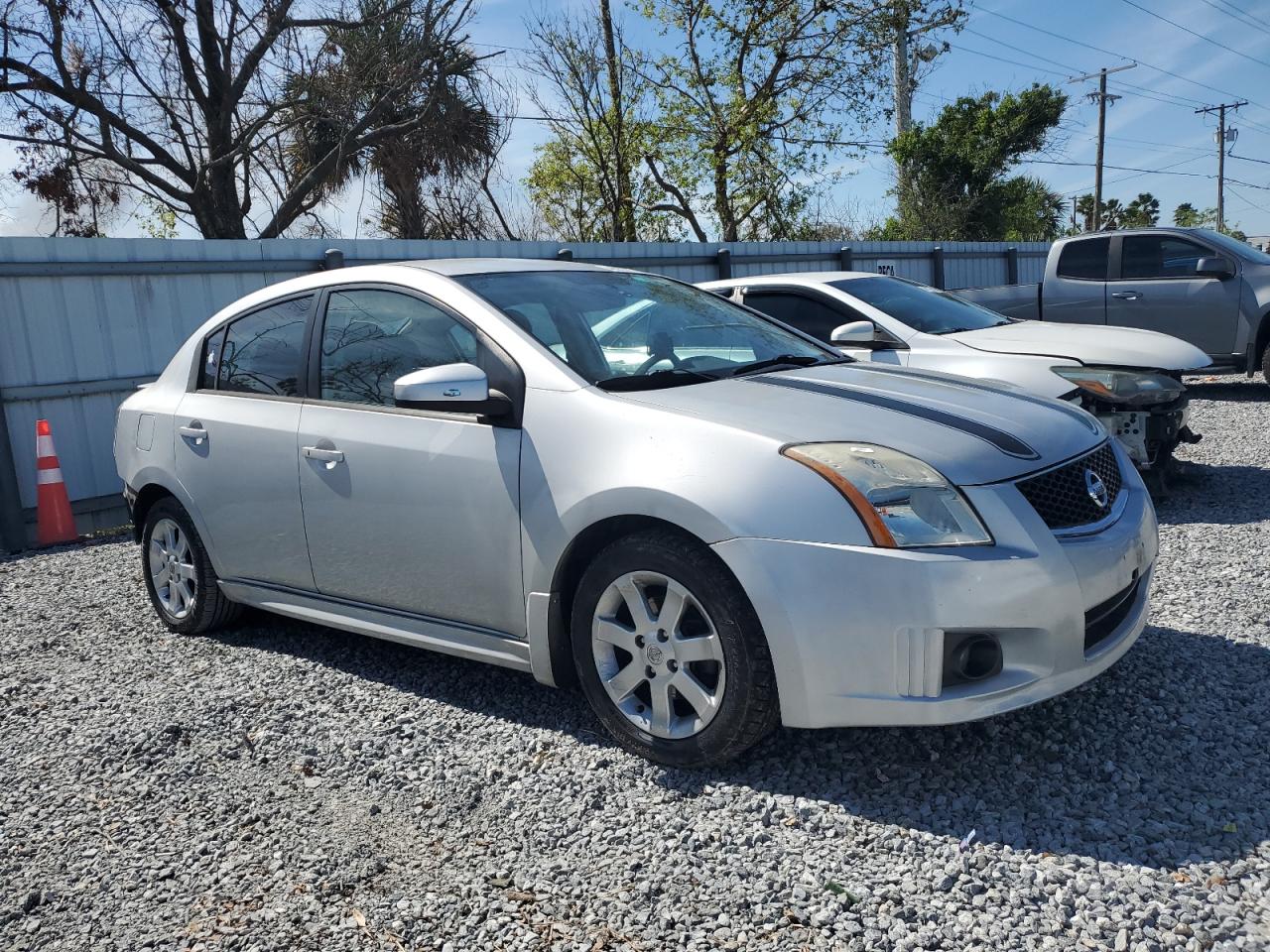 2011 Nissan Sentra VIN 3N1AB6AP1BL662708 Copart auction photo, rear end damage thumbnail 4