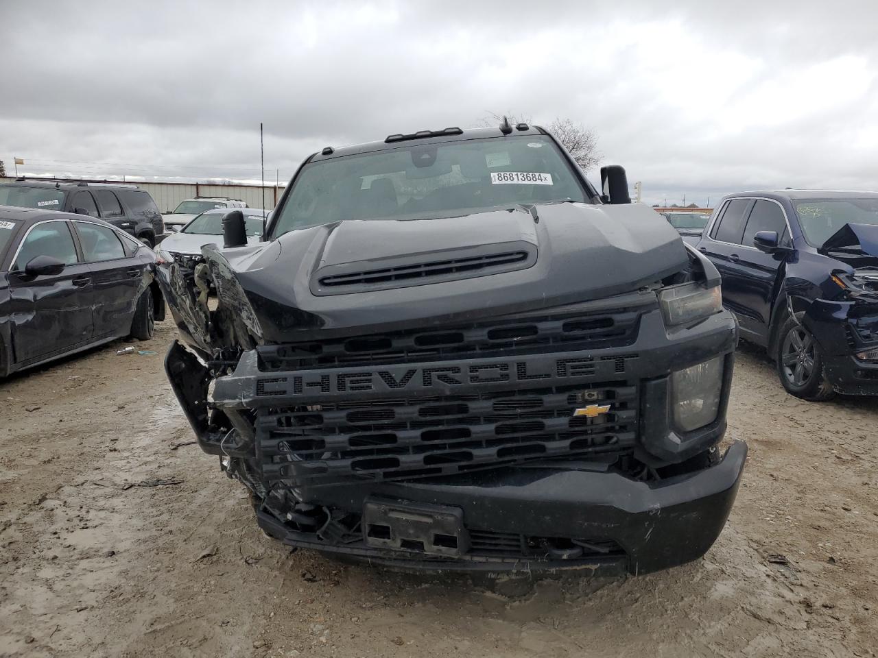 2022 Chevrolet Silverado VIN 1GC4YMEY9NF102367 Copart auction photo, all over damage thumbnail 5