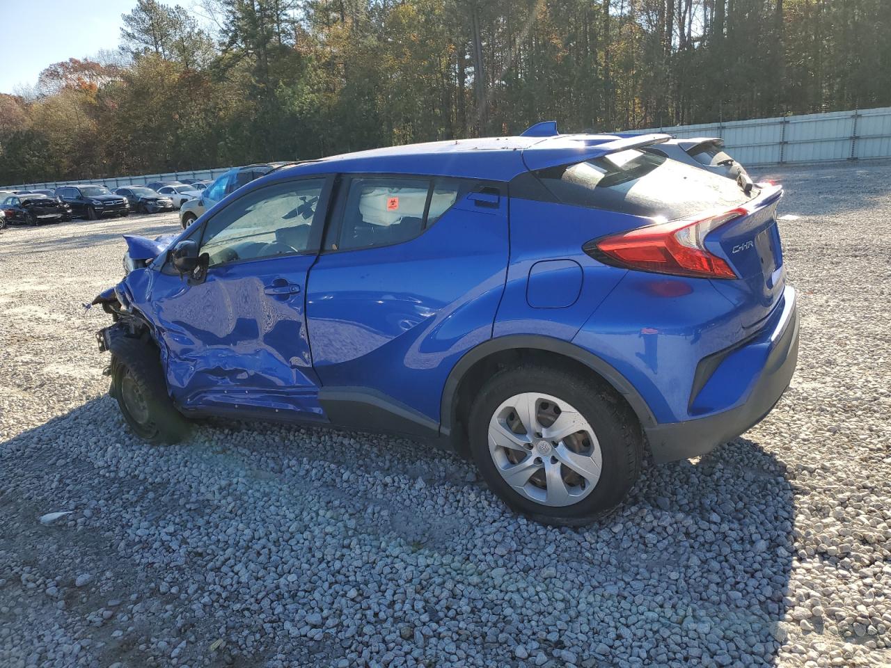2019 Toyota C-HR VIN NMTKHMBX4KR084910 Copart auction photo, front end / side damage thumbnail 2