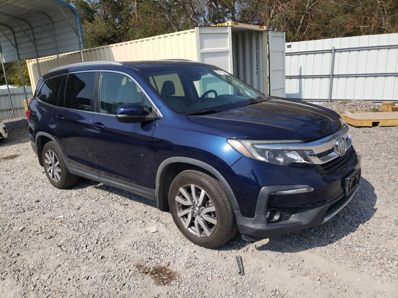 2019 Honda Pilot VIN 5FNYF5H50KB015844 Copart auction photo, front end damage thumbnail 4