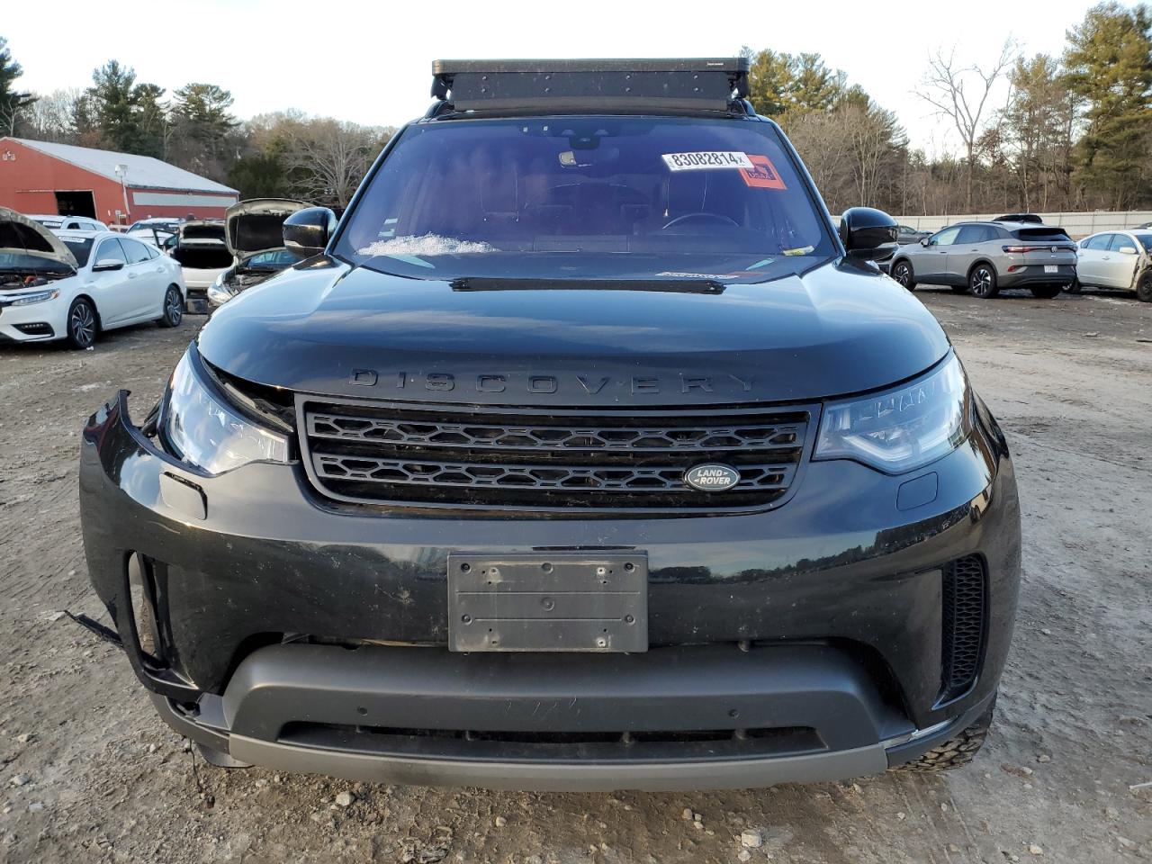 2019 Land Rover Discovery VIN SALRR2RVXKA086687 Copart auction photo, front end / side damage thumbnail 5