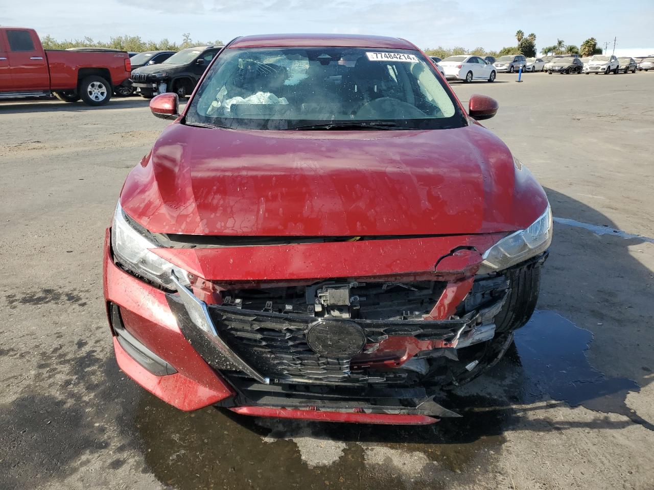 2022 Nissan Sentra VIN 3N1AB8CV0NY286551 Copart auction photo, front end damage thumbnail 5