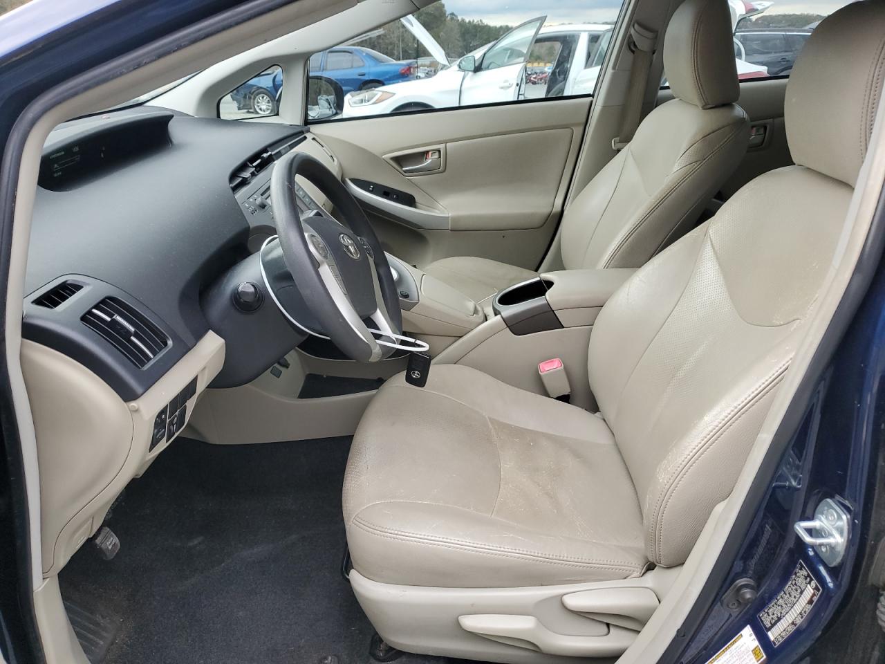 2012 Toyota Prius VIN JTDKN3DU1C1484090 Copart auction photo, all over damage thumbnail 7
