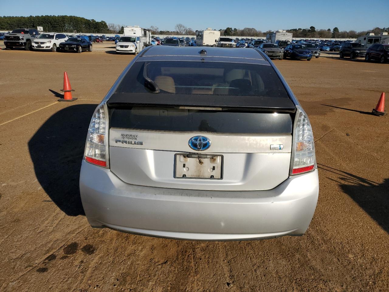 2010 Toyota Prius VIN JTDKN3DUXA0014773 Copart auction photo, hail damage thumbnail 6