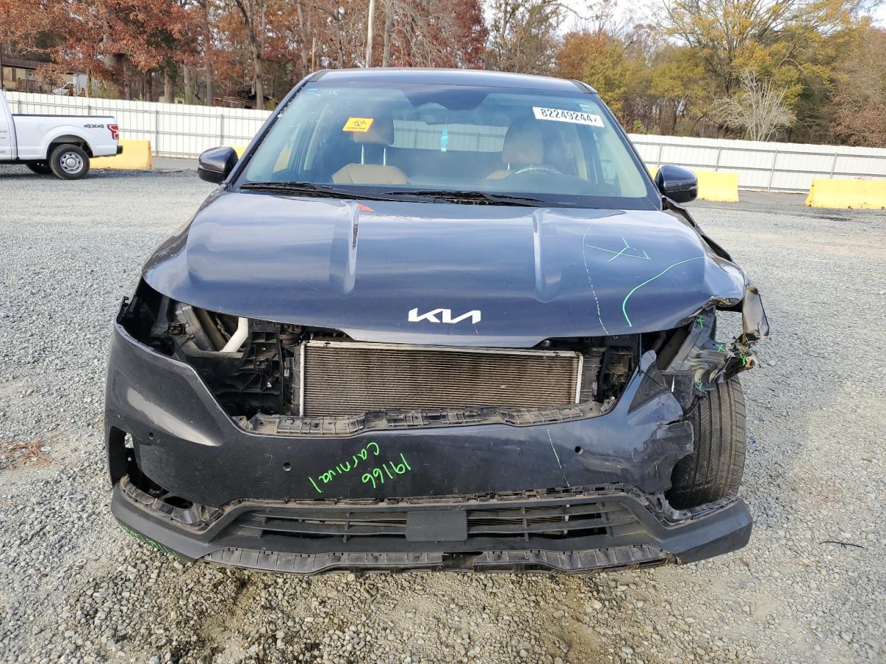 2022 KIA Carnival VIN KNDNC5H37N6168103 Copart auction photo, front end damage thumbnail 5