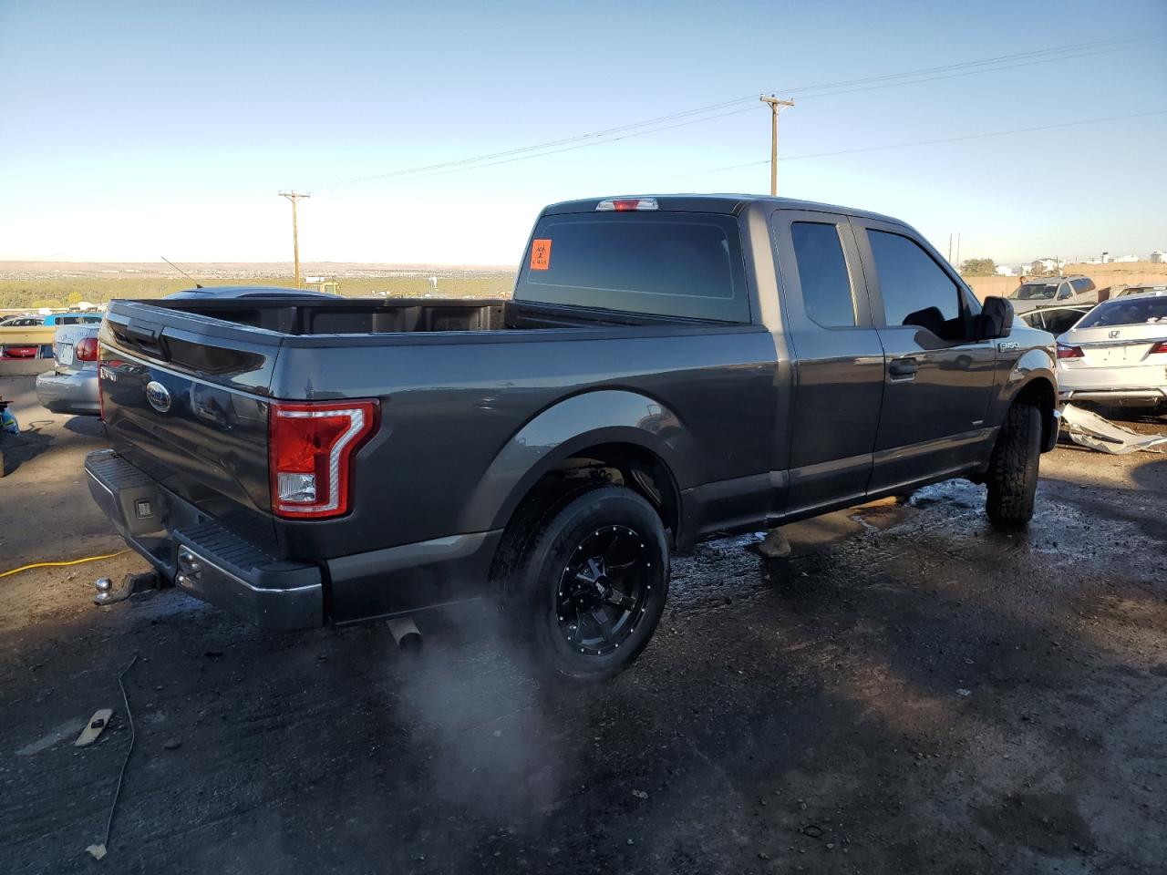 2015 Ford F-150 VIN 1FTEX1CP4FKE24651 Copart auction photo, front end / side damage thumbnail 3