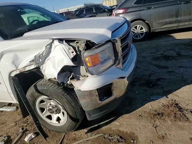 2015 GMC Sierra VIN 1GTN1TEH5FZ256304 Copart auction photo, front end / side damage thumbnail 10