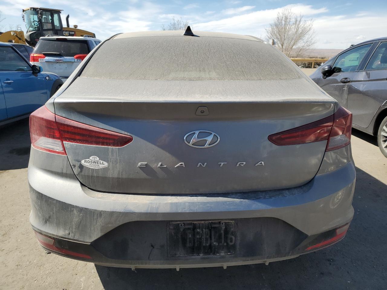 2019 Hyundai Elantra VIN 5NPD84LF1KH446424 Copart auction photo, water/flood damage thumbnail 6