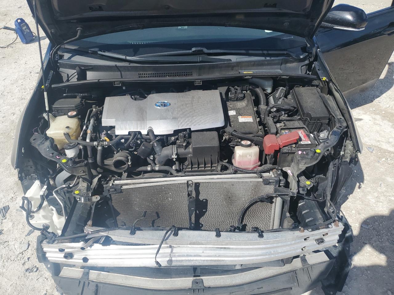 2018 Toyota Prius VIN JTDKBRFU2J3058807 Copart auction photo, front end damage thumbnail 11