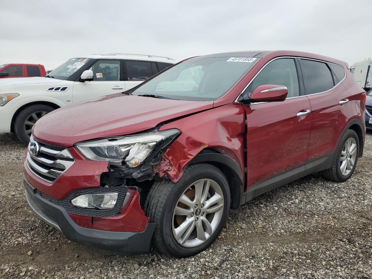 2013 Hyundai Santa Fe VIN 5XYZWDLA8DG053191