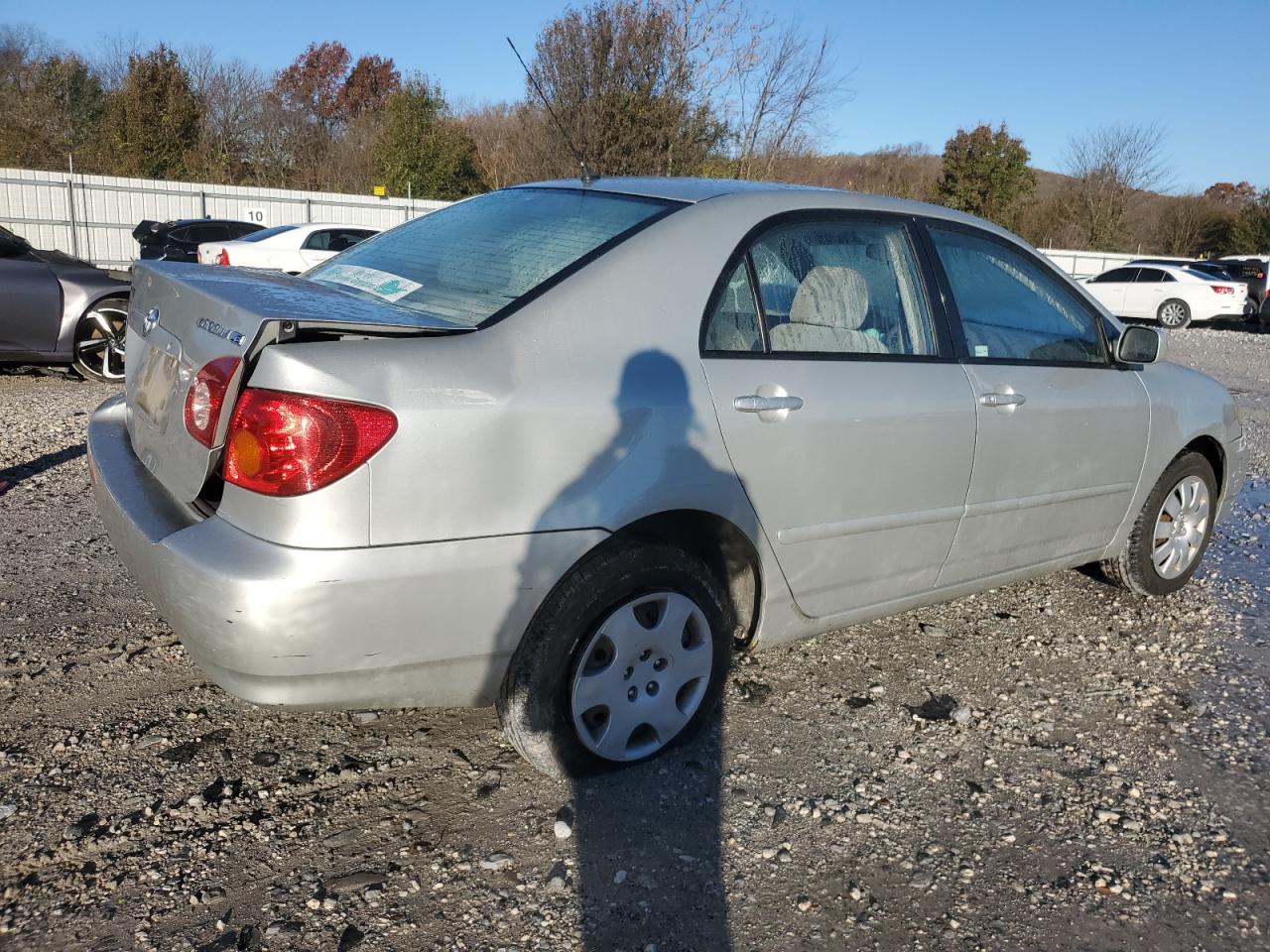 2003 Toyota Corolla VIN 1NXBR32E23Z144828 Copart auction photo, rear end / side damage thumbnail 3