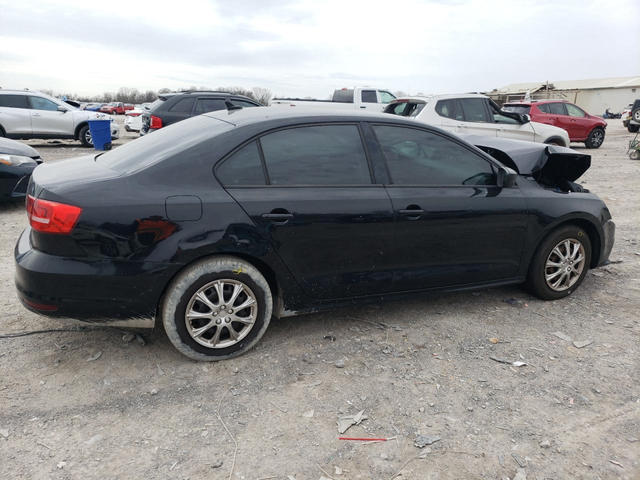 2015 Volkswagen Jetta VIN 3VW2K7AJ4FM277272 Copart auction photo, front end damage thumbnail 3