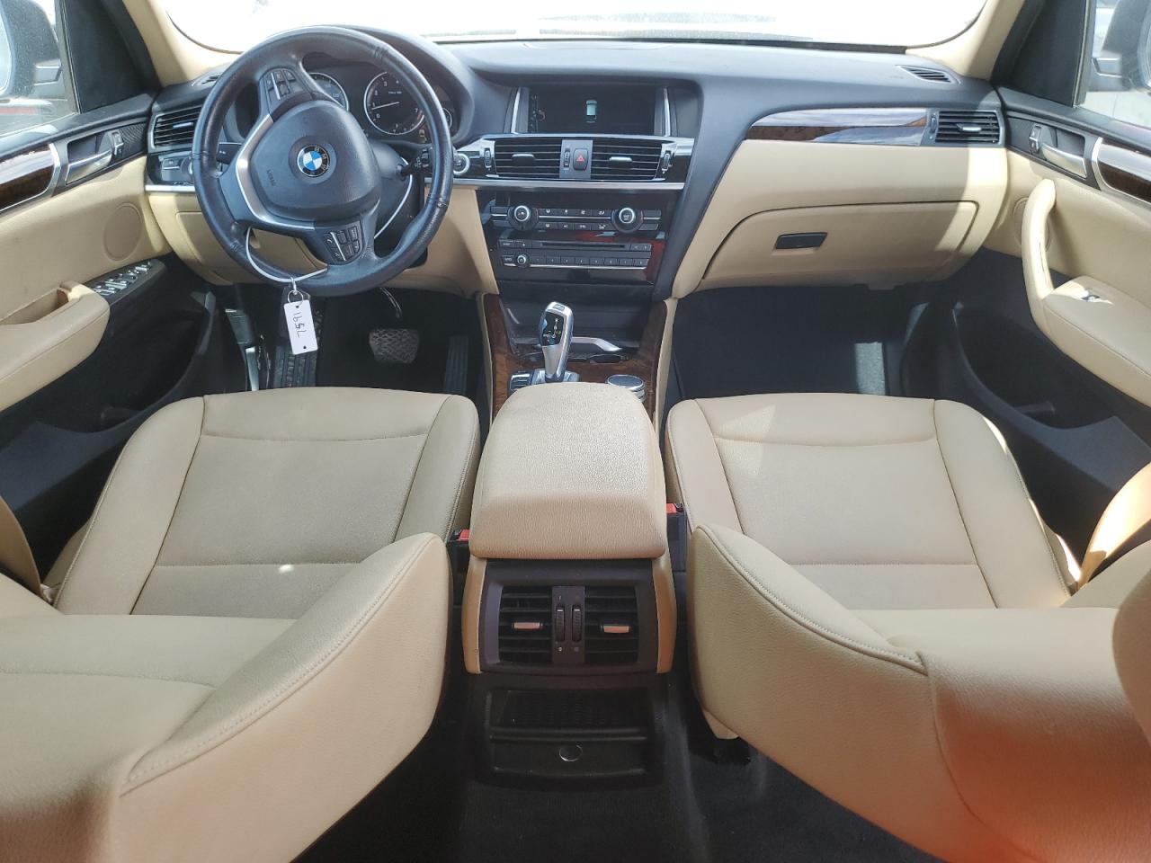 2017 BMW X3 VIN 5UXWZ7C3XH0V94086 Copart auction photo, front end / minor dent/scratches damage thumbnail 8