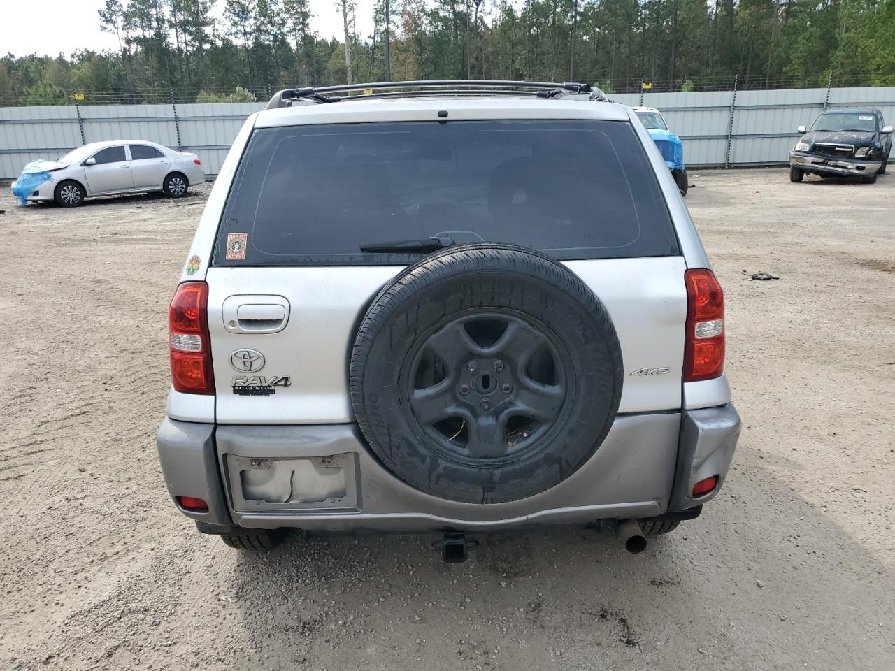 2004 Toyota RAV 4 VIN JTEHD20VX46007339 Copart auction photo, side damage thumbnail 6