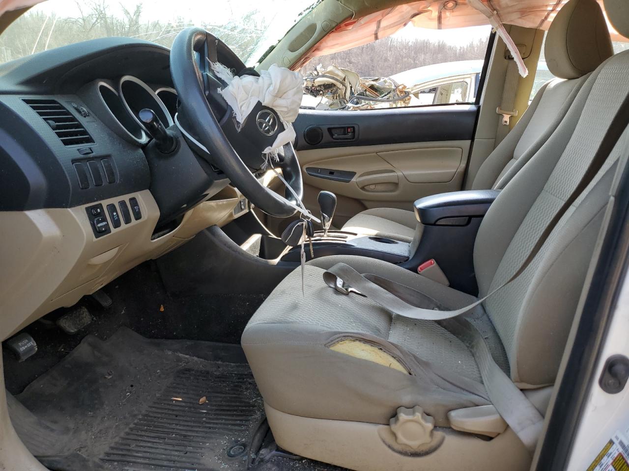 2014 Toyota Tacoma VIN 5TFLU4EN8EX100228 Copart auction photo, rollover / all over damage thumbnail 7
