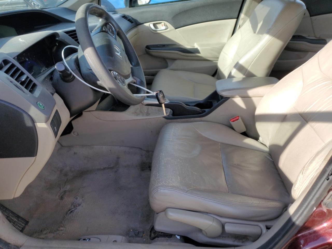 2012 Honda Civic VIN 19XFB2F50CE092578 Copart auction photo, side / rear end damage thumbnail 7