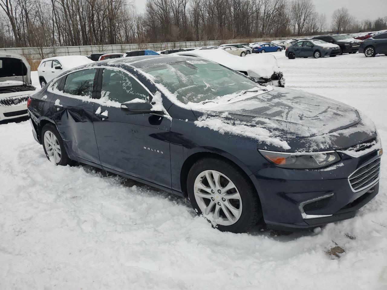 2017 Chevrolet Malibu VIN 1G1ZE5STXHF113503 Copart auction photo, side damage thumbnail 4
